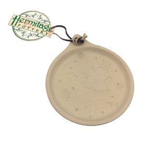Hermitage 🎅🏼 Pottery Santa Cookie Mold Stoneware